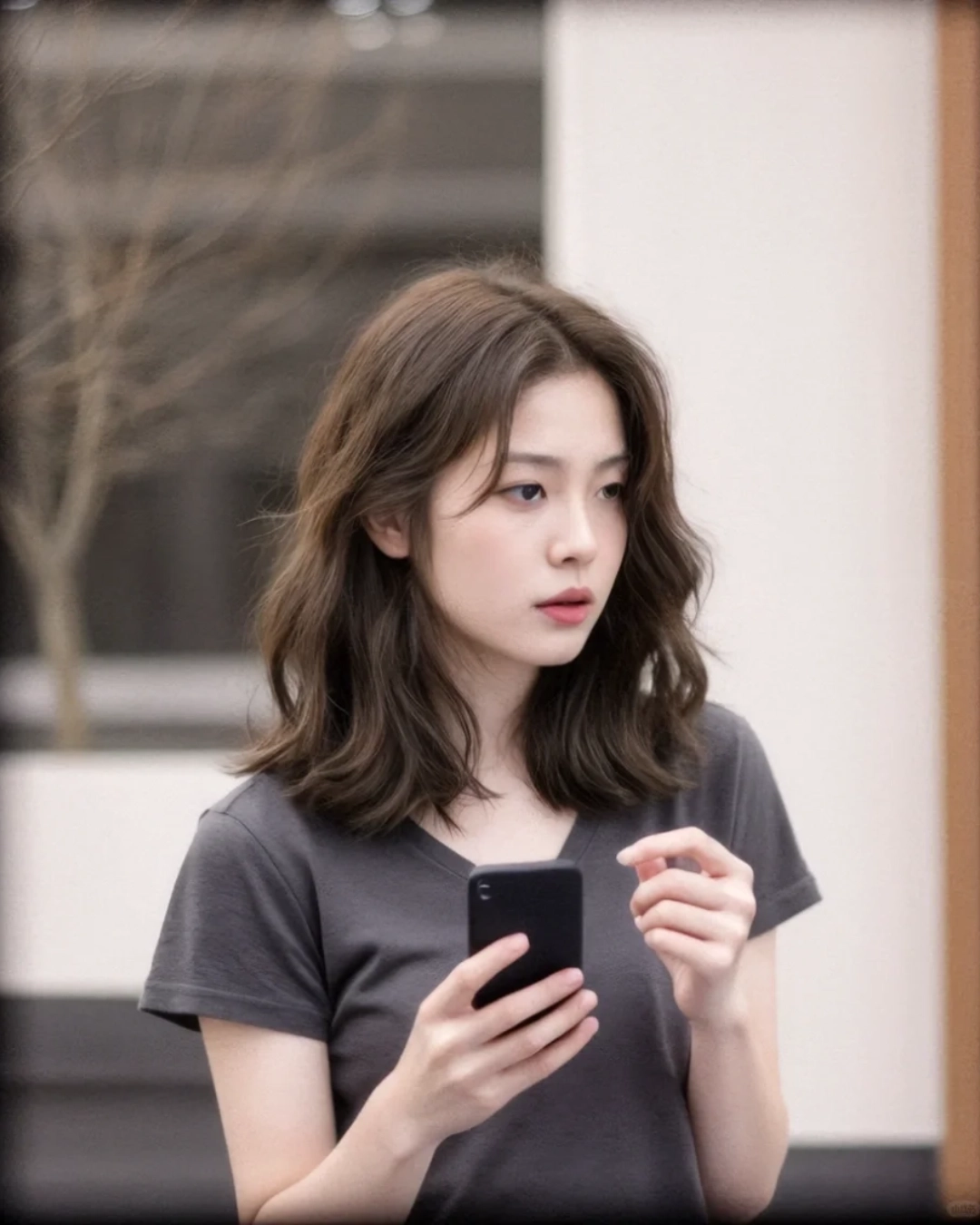 微捲波浪女生短中髮髮型 — 慵懶系懶人救星