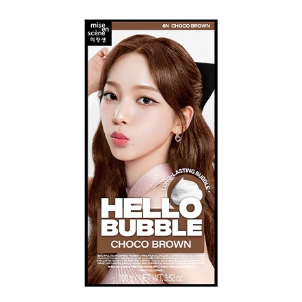 魅尚萱 HELLO BUBBLE 泡沫染髮劑-6N 巧克力棕