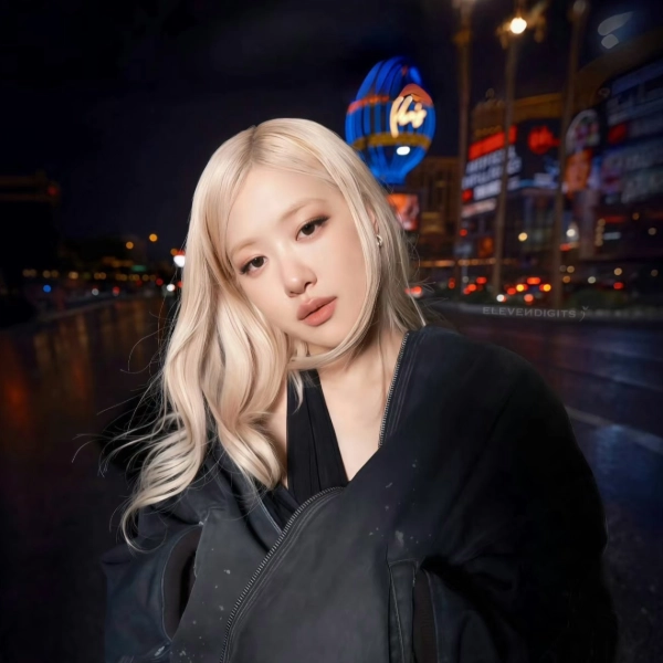 2025 Blackpink Rose Messy 金髮 (漂髮)